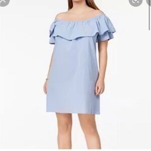 Tommy Hilfiger light blue seersucker dress